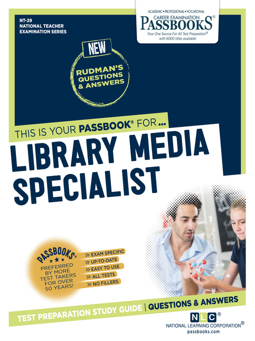 Title details for MEDIA SPECIALIST--LIBRARY & AUDIO-VISUAL SVCS. (LIBRARY MEDIA SPECIALIST) by National Learning Corporation - Available